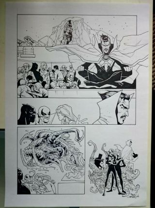 Dr.  Strange Page 3 Marvel Comics Art Paul Davidson
