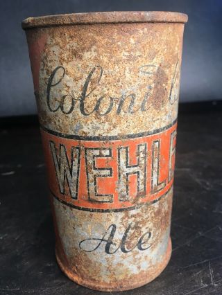 Wehle Colonial Ale Flat Top Beer Can West Haven,  Ct 36 - 12 - 1 - Ot.