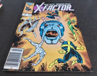 X - Factor 5 6 1st Apocalypse NEWSSTAND SET GLOSSY 1986 X - Men Dark Phoenix Movie 6