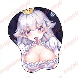 Anime Mario Princess King Boo 3d Mouse Pad Gaming Playmat Wrist Rest