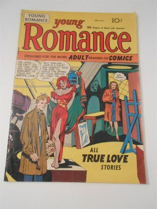 Young Romance True Love Stories 1 (vol 1 1) (4.  0 Vg) 1947 Simon & Kirby