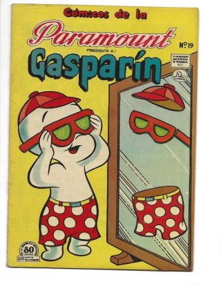Comicos De La Paramount 19 1954 Spanish Casper Sunglasses Cover