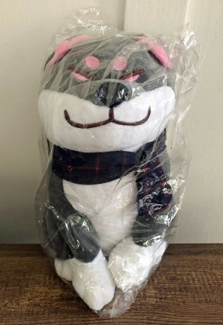 Shiba Inu Dog Plush Doll Black Gray Large Stuffed Toy Doge Puppy Japan Gift 4