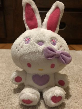 2010 Hello Kitty Easter Bunny Rabbit Pink Plush Stuffed Animal Doll 6 "