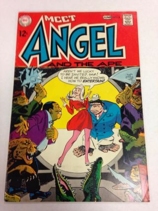 Angel And The Ape 4 June 1969 Wally Wood Inks Horror Cover