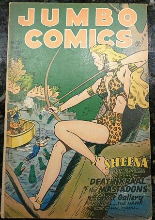 Jumbo Comics 90 August 1946 Sheena Jungle Queen