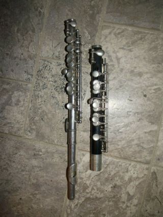 Vintage Flute Parts Signet Has A Sterling Head