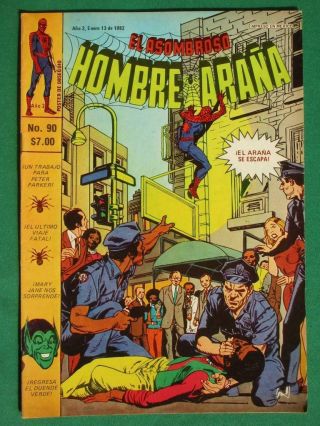 Spider - Man 96 Green Globlin Returns Drugs Story Mexican Comic Novedades