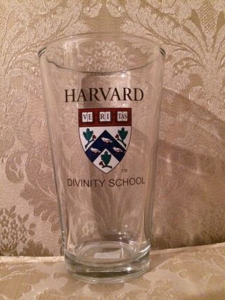 Harvard Ve Vi Tas Divinity School Glass Cup