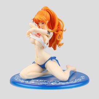 One Piece Nami Ver Bb 2.  0 Swimsuit T - Shirt Statue Figure Toy White No Box