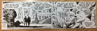 Flash Gordon Dan Barry Bob Fujitani Art Oa Comic Art Newspaper Strip 84