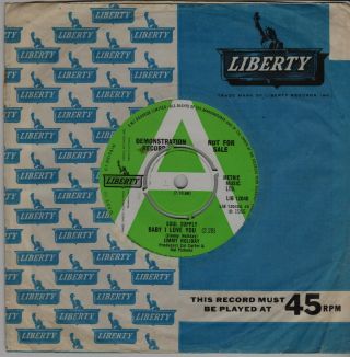 Jimmy Holiday Baby I Love You /you Wont Get Away Liberty Lib12040 Rare Demo 1966
