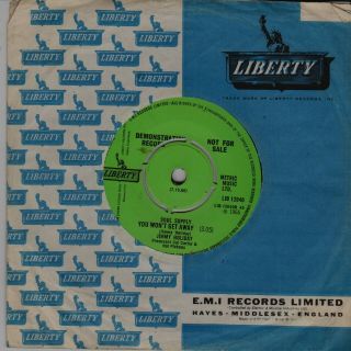 JIMMY HOLIDAY Baby I love you /You wont get away Liberty LIB12040 Rare demo 1966 2
