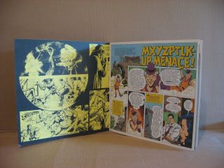 Superman The Mxyzptlk - Up Menace and Alien Creatures 1978 LP - vinyl EX w/Book 3