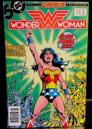 Wonder Woman Vol.  1 No.  329 Dc Last Issue 1986 Must