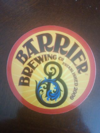 Barrier Brewing Co. ,  Craft Beer Sticker,  Oceanside Ny