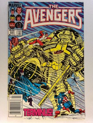 Avengers 257 Vf 8.  0 Marvel Comics Thor Captain America