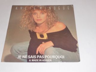 7 " Kylie Minogue - Je Ne Sais Pas Pourquoi (1 - Sided Spanish Promo)