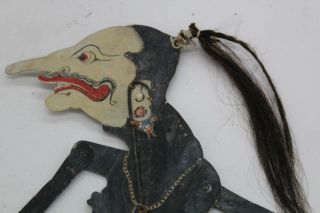 Leather Shadow Puppet Petruk The Javanese Wayang Figures Antique Vintage 3