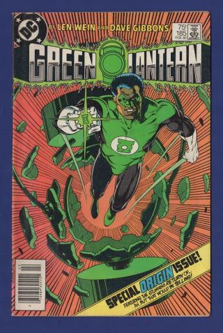 Green Lantern 185 John Stewart Origin Issue Dc 1985 Hot Guardians