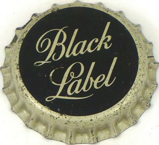 1950s Ohio Carling Black Label Beer Cork Crown Tavern Trove W