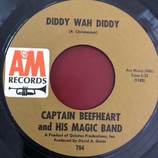 Captain Beefheart Diddy Was Diddy B/w Who Do You Think You 