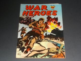 War Heroes 10,  Dell Comics 1944 Very