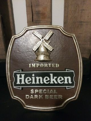 Imported Heineken Special Dark Beer Plastic Sign / Stand Windmill