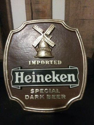 Imported Heineken Special Dark Beer Plastic Sign / Stand Windmill 2