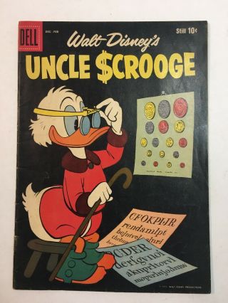 Walt Disney’s Uncle Scrooge 28 Dell Dec – Feb 1960 Cover $0.  10 Uncle Scrooge In