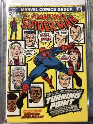 Spider - Man 121 Jun 1973,  Marvel Death Of Gwen Stacy F/nm Stan Lee Comics