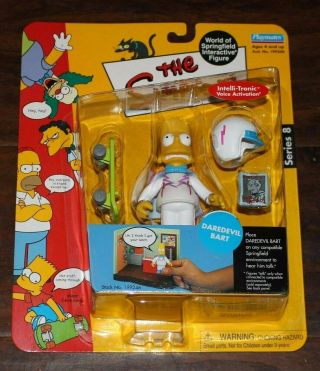 The Simpsons Daredevil Bart Series 8 World Of Springfield Wos Moc Knievel