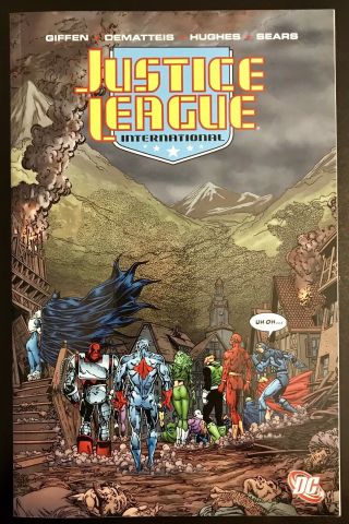 Justice League International Tpb Volume 6 Batman Signed By Writer J.  M.  Dematteis