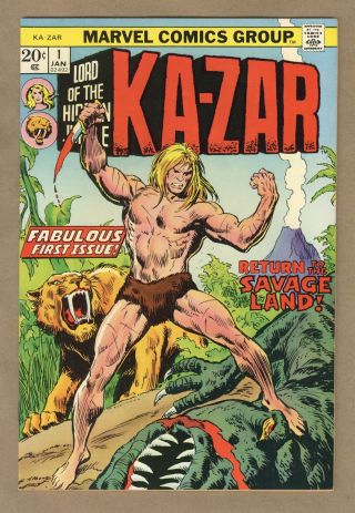 Ka - Zar (2nd Series) 1 1974 Fn 6.  0