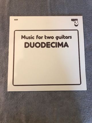 Duodecima - Music For Two Guitars Opus 3 8201 Audiophile Lp