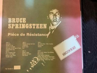 Bruce Springsteen Piece De Resistance 3 X Vinyl Lp Box Set