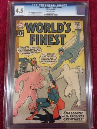 Worlds Finest Comics 120 Cgc 4.  5 Check Out My Other Unreserved