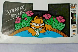 Garfield Auto Sun Shield 1978 Born To Be Pampered Rare