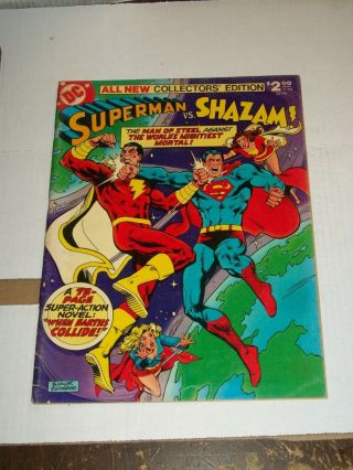 Dc Comics All Collectors Edition Superman Vs Shazam Vol.  7 C - 58 1978