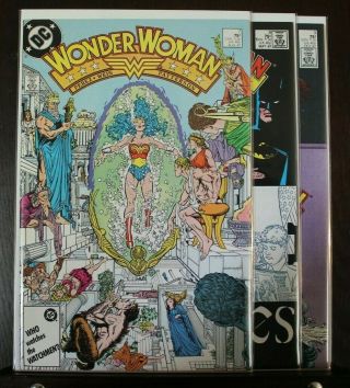 Wonder Woman 7 8 & 9 Dc 1987 1st App.  & Origin Of Cheetah Minerva 3 Books Nm -