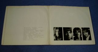 Beatles - White Album - Uk Stereo 1st Press Top Loader Cover Only - No.  0499544