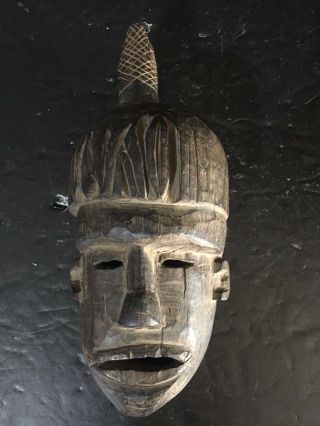 Yao Shaman Priest Mask Early 1900s 10 " Tribal Wood Carved