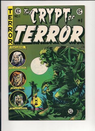 The Crypt Of Terror 1,  Tales From The Crypt 46 Reprint,  Fine,  East Coast Comix