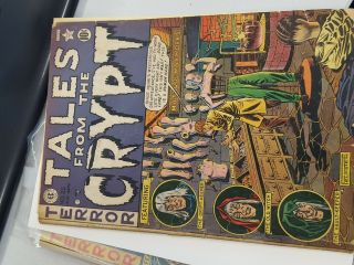 Tales From The Crypt 25 Aug - Sept 1951 Ec Golden Age Gd Incomplete Comic Book