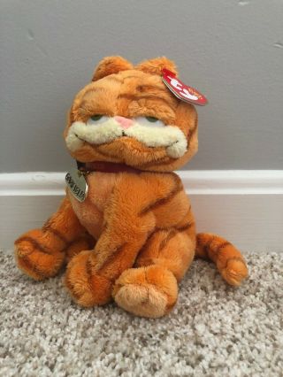 Ty Garfield 2004 Bean Bag Plush Cat Toy Collectible Stuffed Animal Beanie Babies