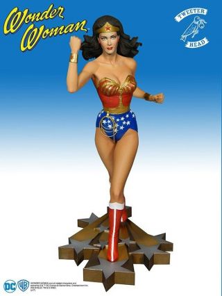 Wonder Woman (lynda Carter) Maquette Statue Dc Comics Tweeterhead Nib