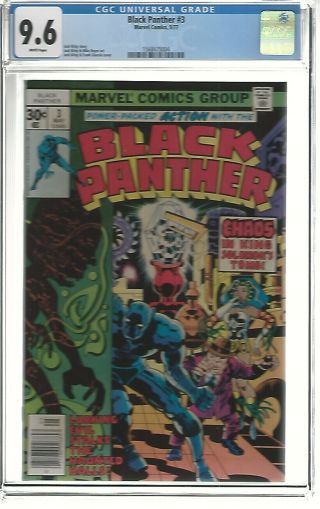 Marvel Comic’s Black Panther 3 Cgc 9.  6 White Pages 1977