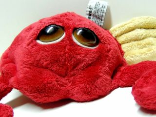 Soft Crab by Russ - CLAWED Red Crab Plush Beanie Doll 13 