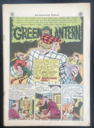 All American Comic 69 (nov/dec 1945) No Cover