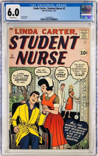 Linda Carter Student Nurse 2 Cgc 6.  0 Lee/ Hartley 1961